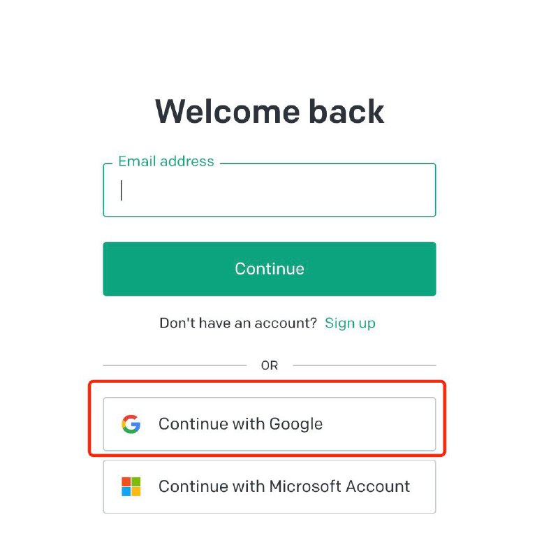 店里面的chatGPT账号，谷歌登录在这里